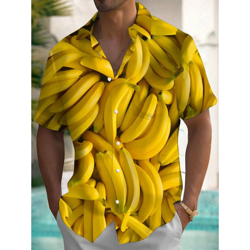 Banana Men's Pocket Short Sleeve Shirts