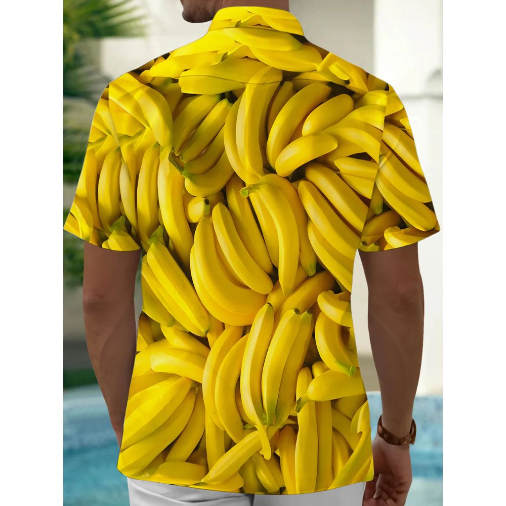 Banana Men's Pocket Short Sleeve Shirts