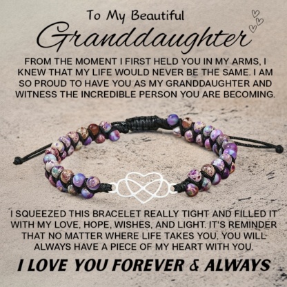To My Granddaughter - Eternal Love Bracelet Gift Set