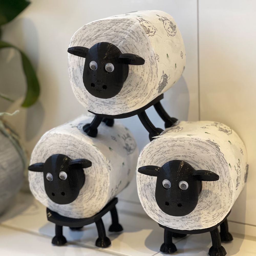 Funny Sheep Toilet Roll Holder 🐑