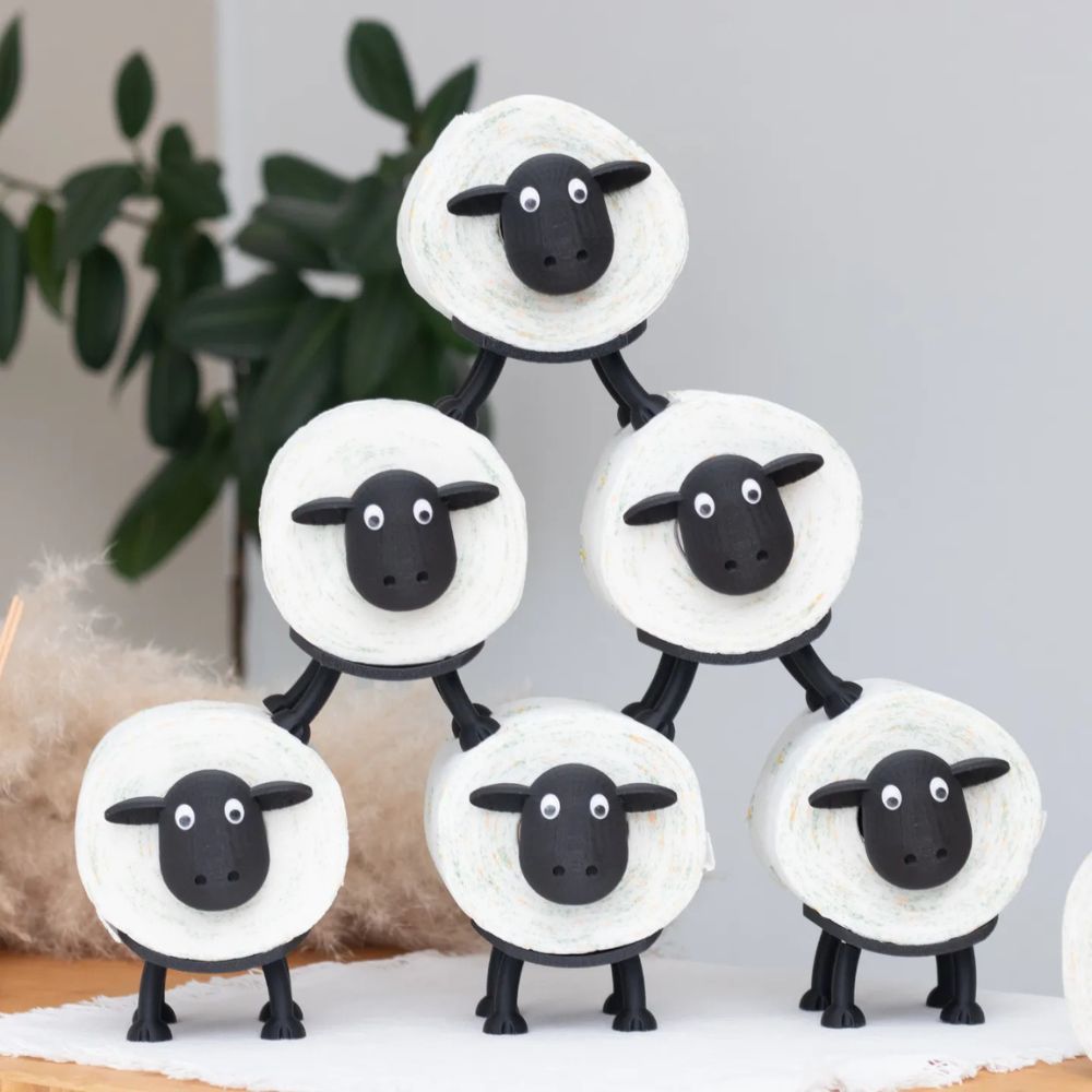 Funny Sheep Toilet Roll Holder 🐑