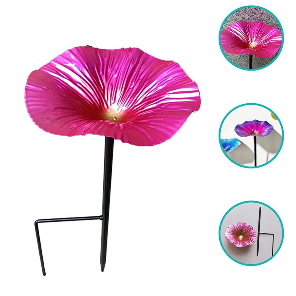 Handmade Metal Flower Garden Stake