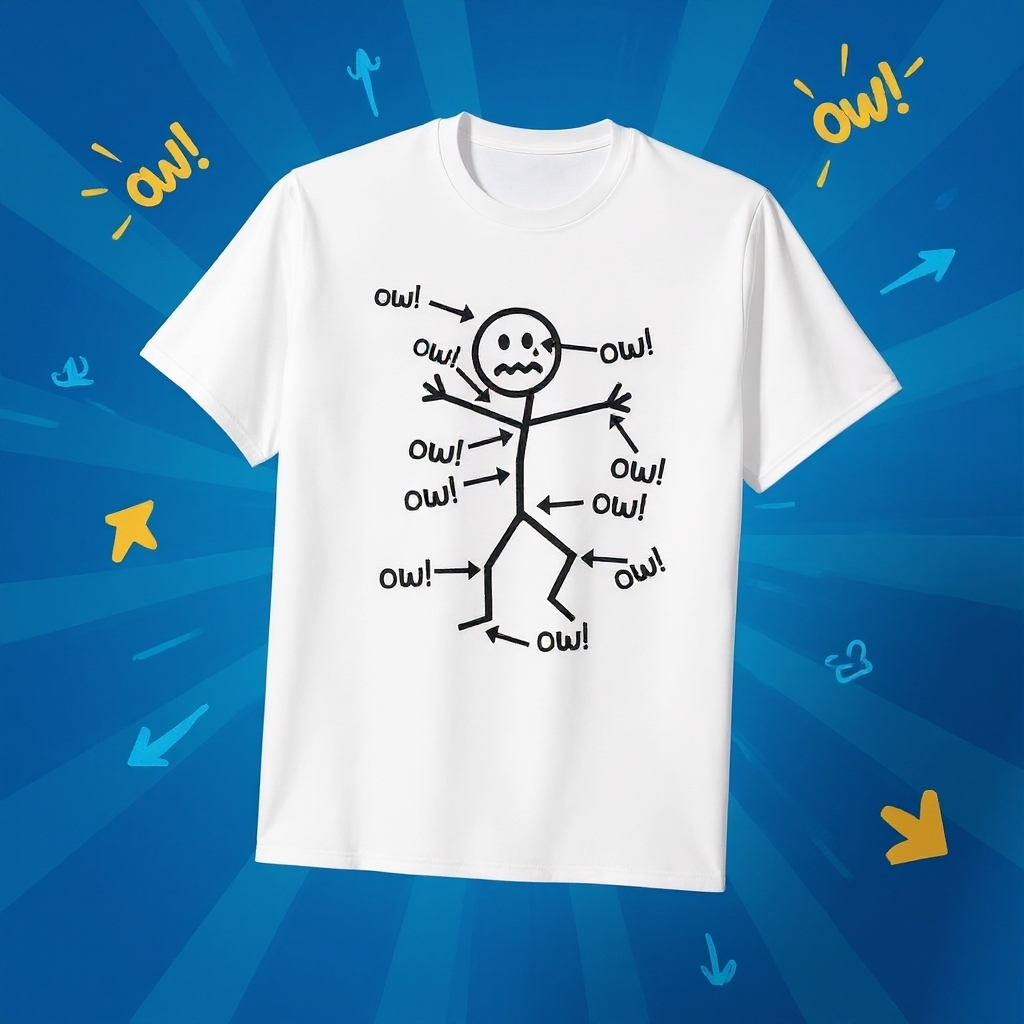 Humorous Chronic Pain Awareness T-Shirt