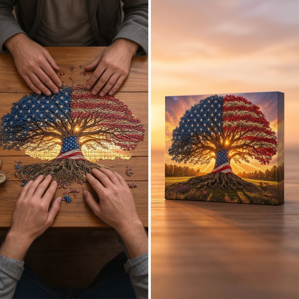 Liberty Root Oak Jigsaw Puzzle 1000 Piece
