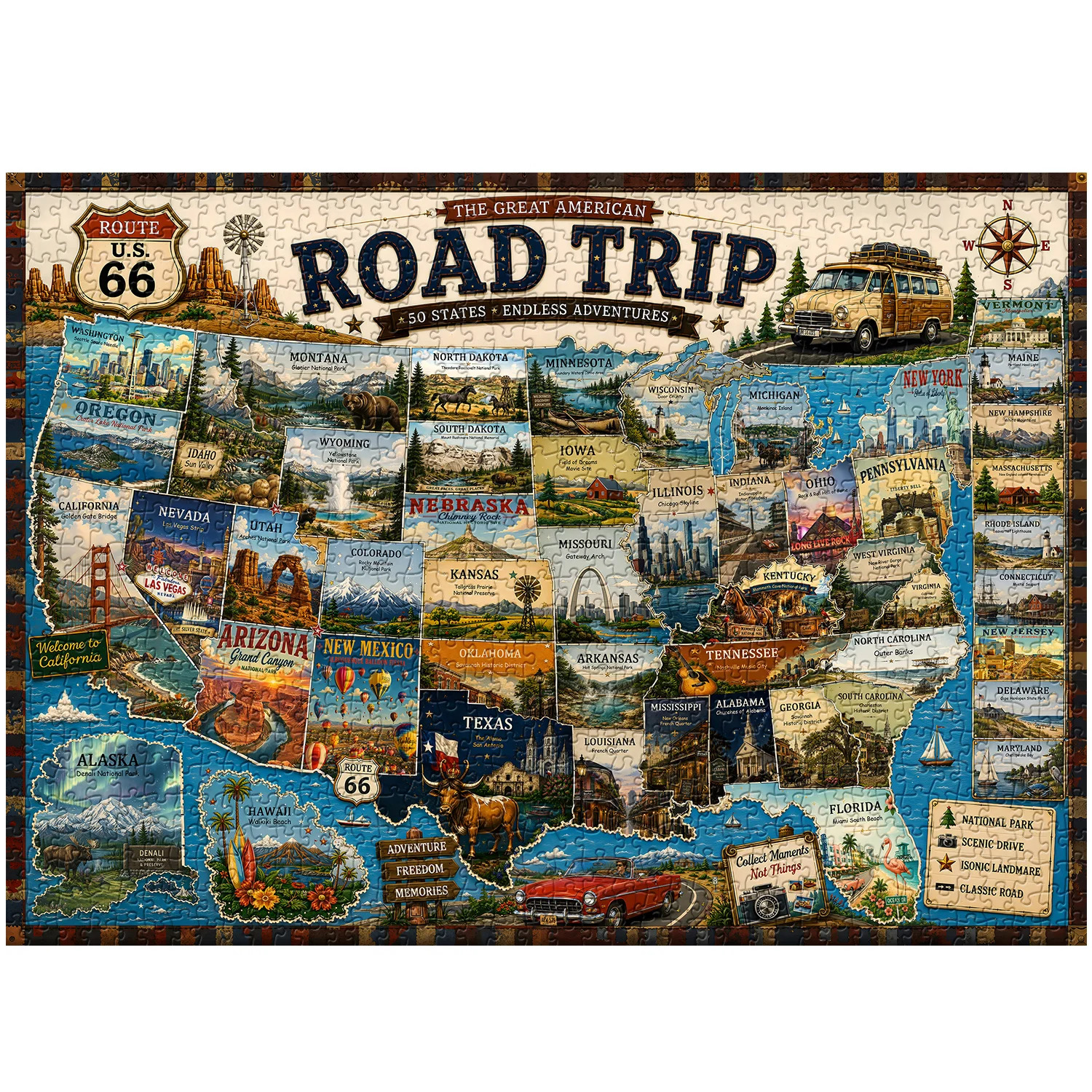 Liberty Root Oak Jigsaw Puzzle 1000 Piece