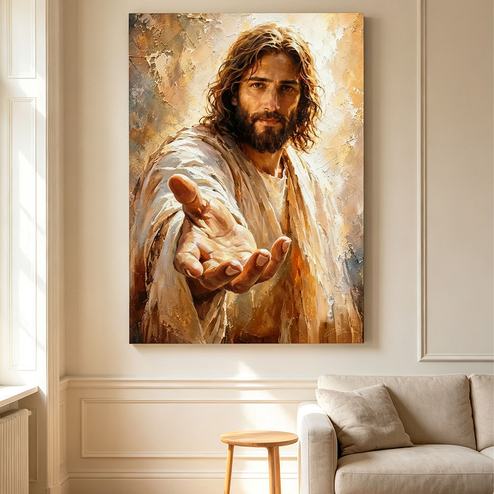 He Reaches For You - H703 - Gallery Wrapped Canvas Prints