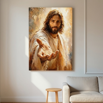 He Reaches For You - H703 - Gallery Wrapped Canvas Prints