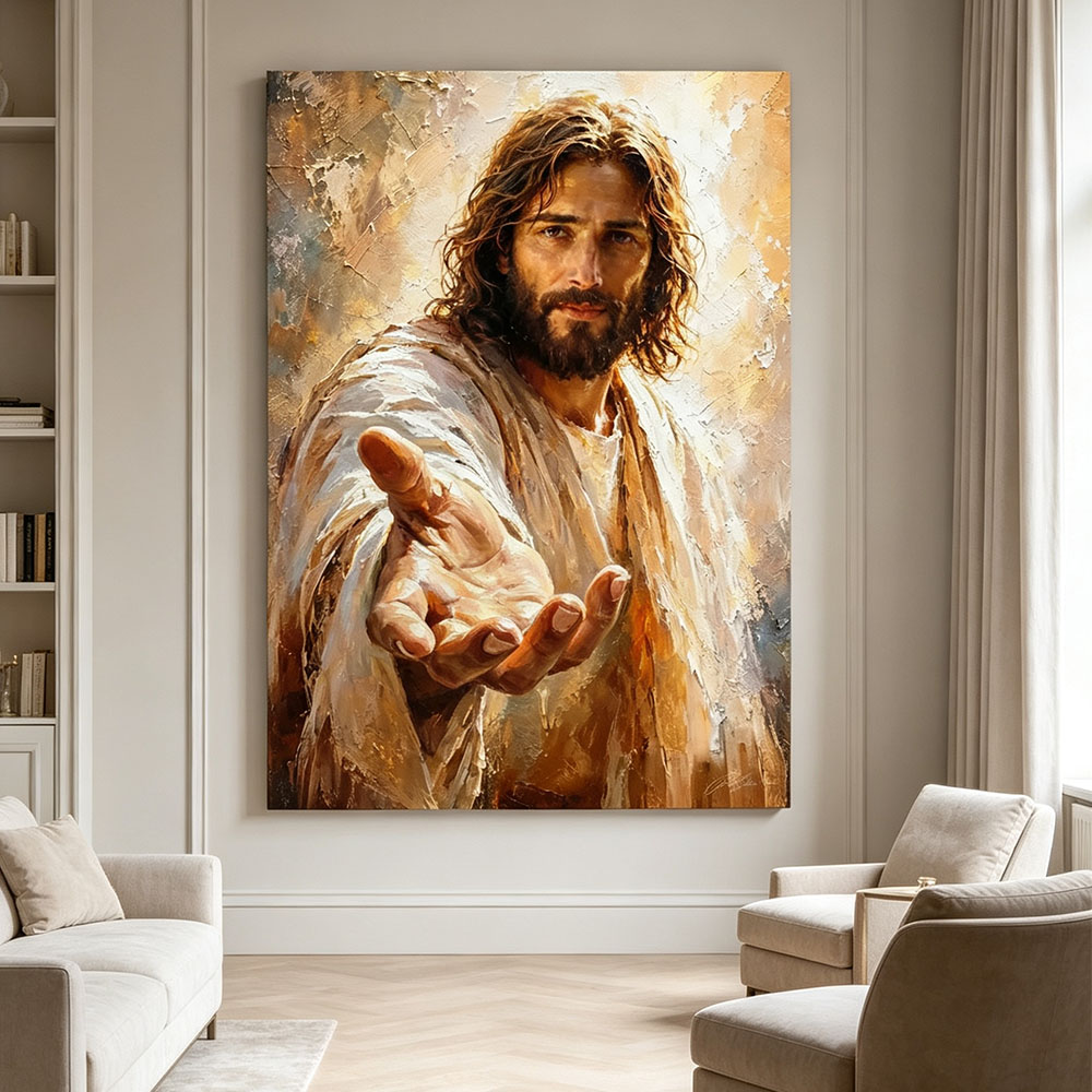 He Reaches For You - H703 - Gallery Wrapped Canvas Prints