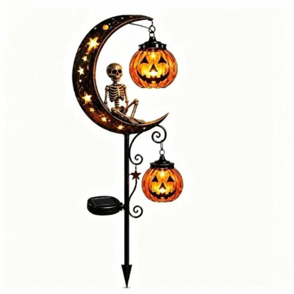 Pumpkin Moon Garden Stake Light🎃