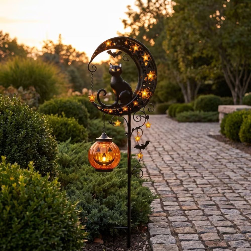 Pumpkin Moon Garden Stake Light🎃