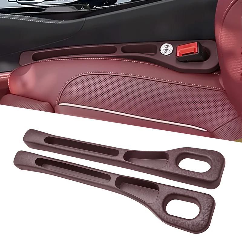 Dual-Slot Car Seat Gap Organizer - No More Lost Items - All Within Reach