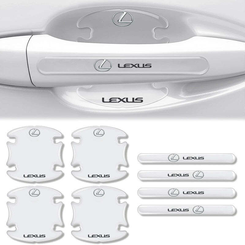 Car Door Handle Scratch Protectors - Invisible Paint Protection with Style