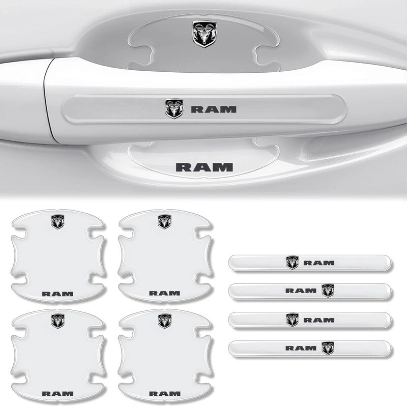 Car Door Handle Scratch Protectors - Invisible Paint Protection with Style