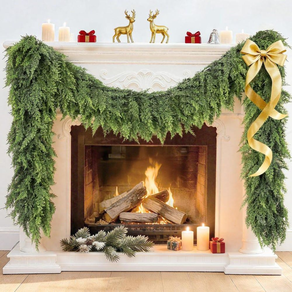 Real Touch Artificial Cedar Garland