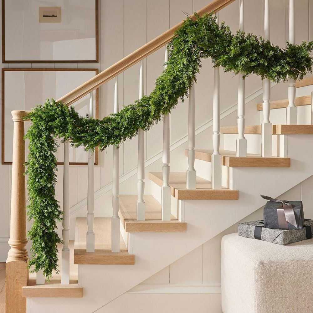 Real Touch Artificial Cedar Garland