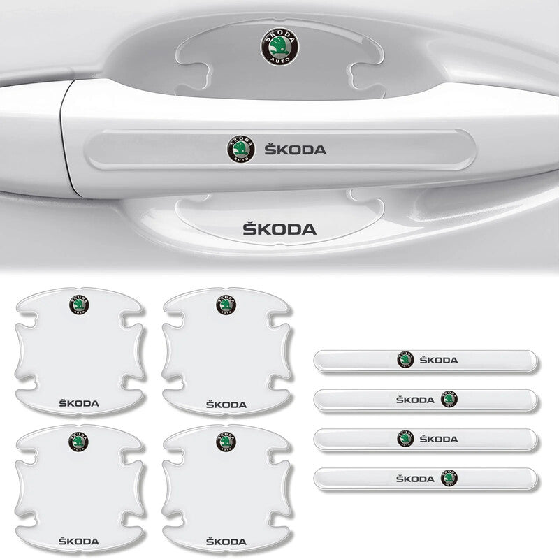 Car Door Handle Scratch Protectors - Invisible Paint Protection with Style