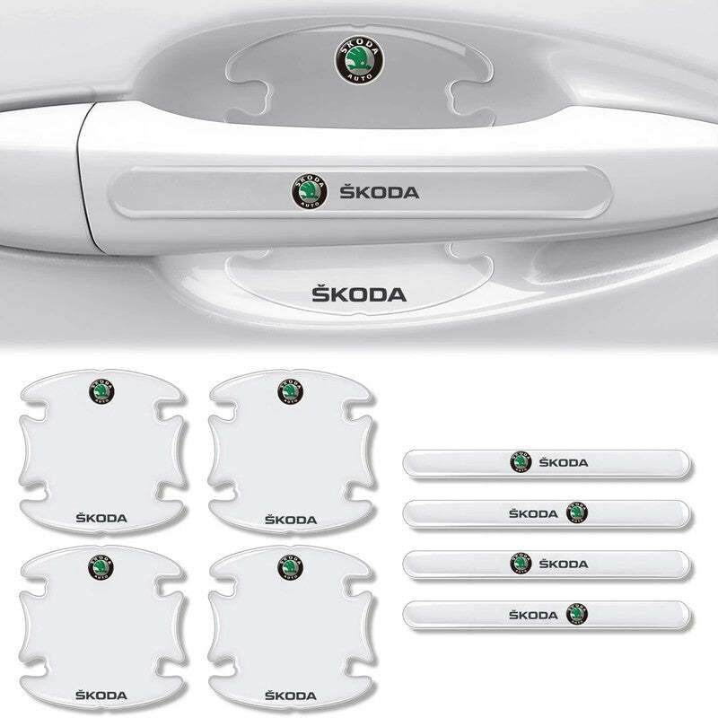 Car Door Handle Scratch Protectors - Invisible Paint Protection with Style