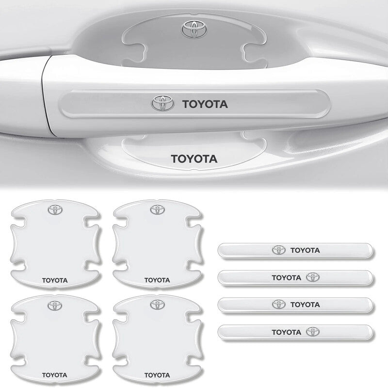 Car Door Handle Scratch Protectors - Invisible Paint Protection with Style