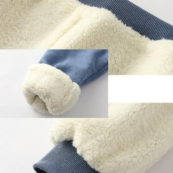 New Warm Solid Cotton Pants