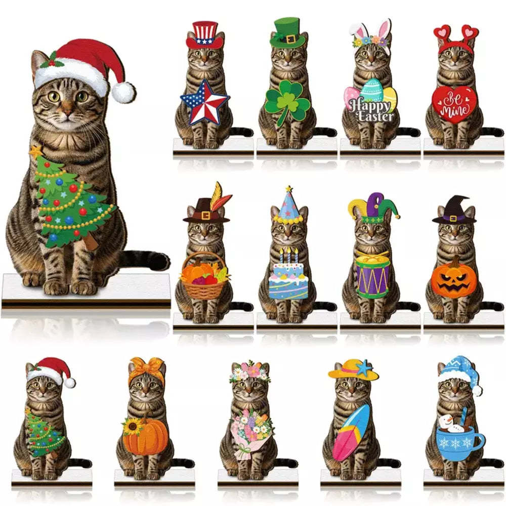 Seasonal wooden animal home decor for animal lovers