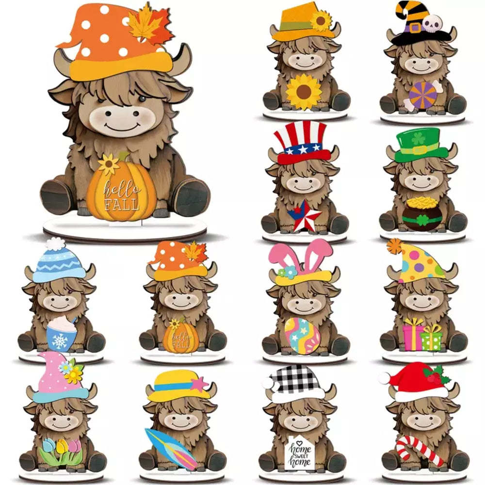 Interchangeable animal holiday decor as a gift for animal lovers