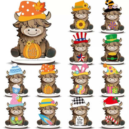 Interchangeable animal holiday decor as a gift for animal lovers