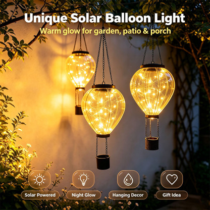 🎈Solar Hot Air Balloon Garden Lantern