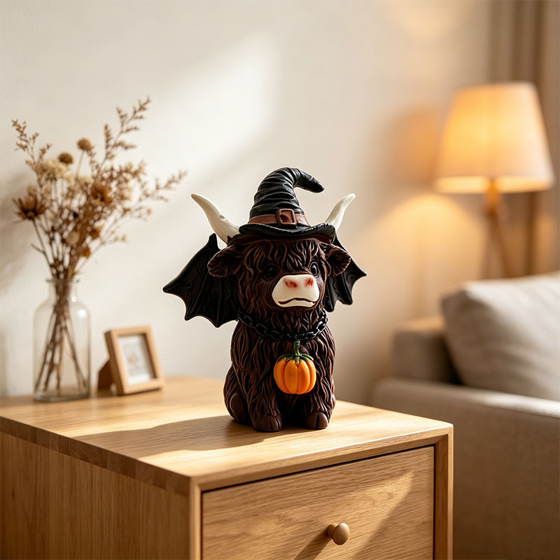 Halloween Highland Cow Magic Ornament Decoration Gift
