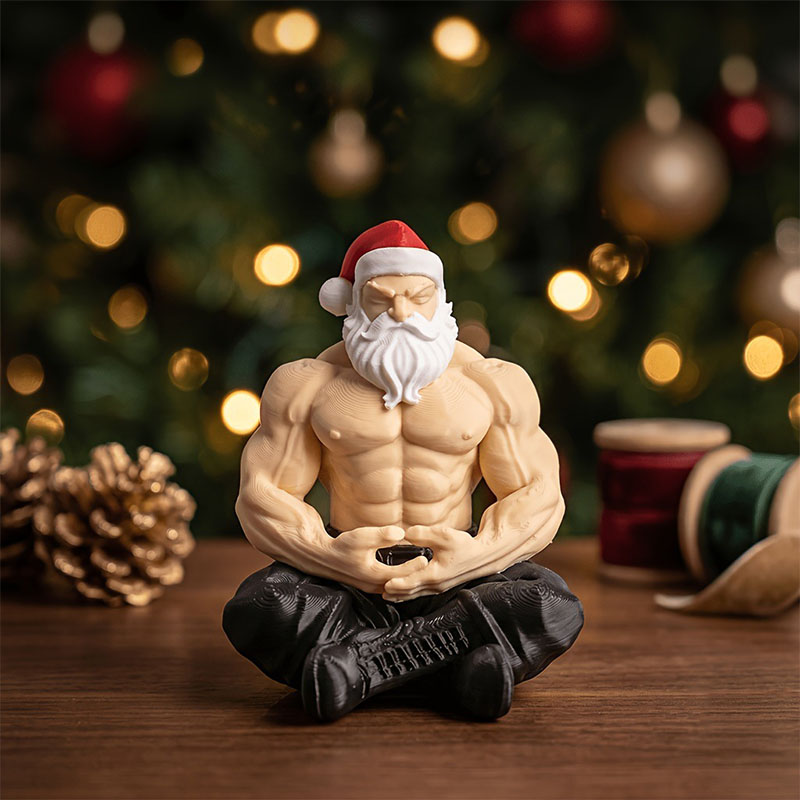 🎁Limited Edition💪Fun Creative Muscular Santa Claus Figurines