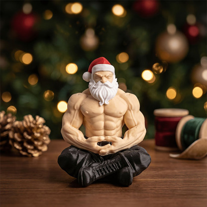 🎁Limited Edition💪Fun Creative Muscular Santa Claus Figurines