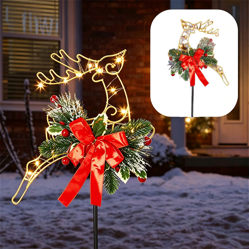 🎀Christmas Metal Reindeer Solar Light