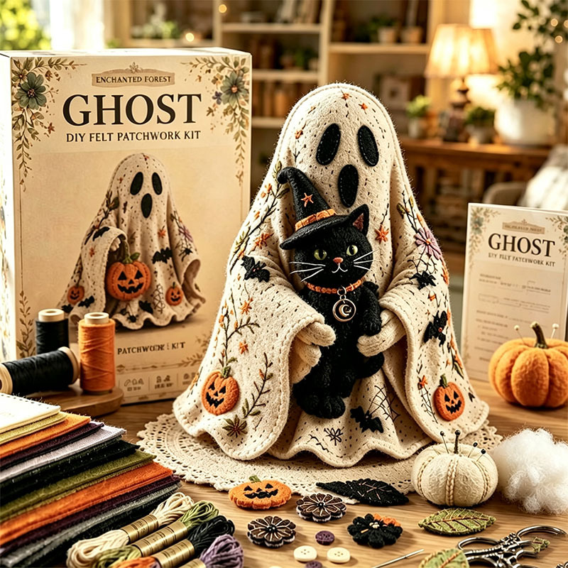 🎁👻Halloween Spooky Ghost DIY Patchwork