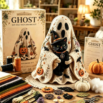 🎁👻Halloween Spooky Ghost DIY Patchwork