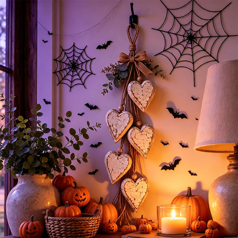 🍂🤎Hanging Heart Wall Decor