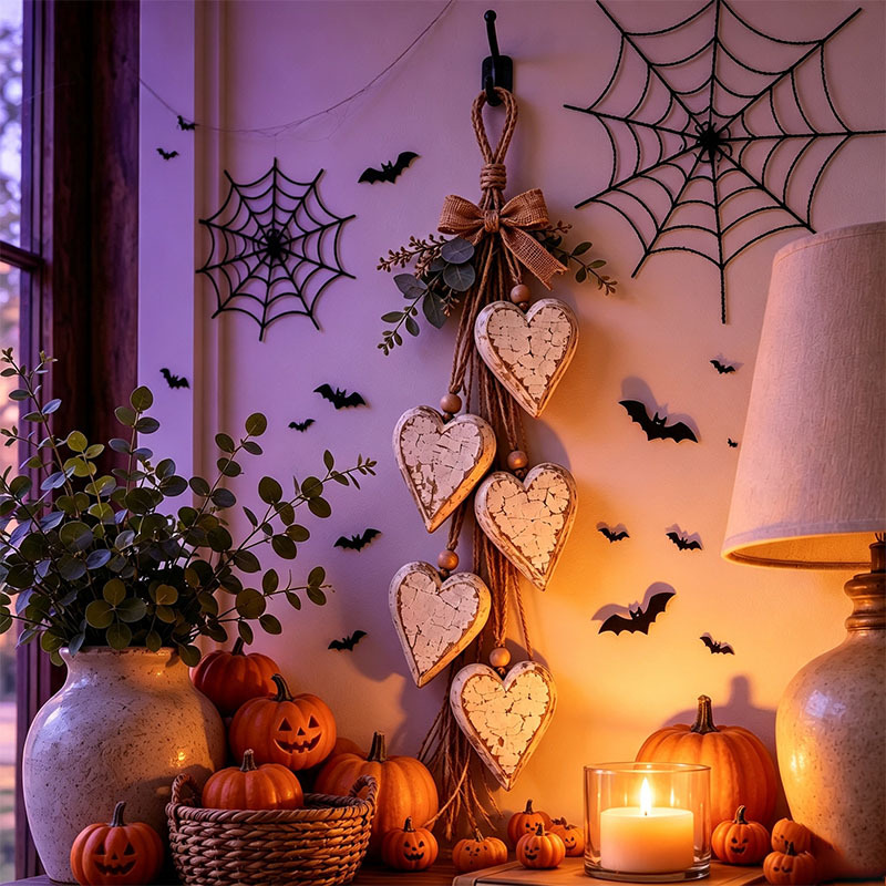 🍂🤎Hanging Heart Wall Decor