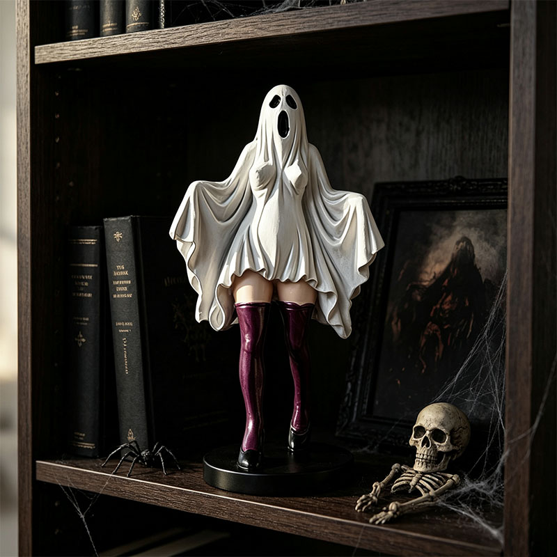 👠👻Funny Glamorous High-heeled Ghost Figurine Ornament