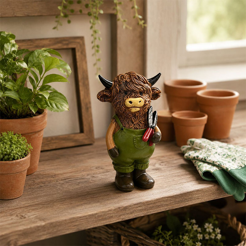 🐂🎁Cute Creative Highland Cow Figurines