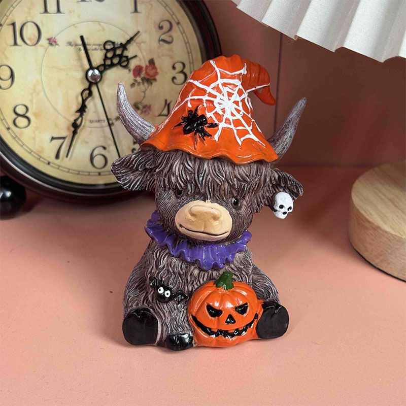 🎁Halloween Highland Cow Magic Ornament Decoration Gift