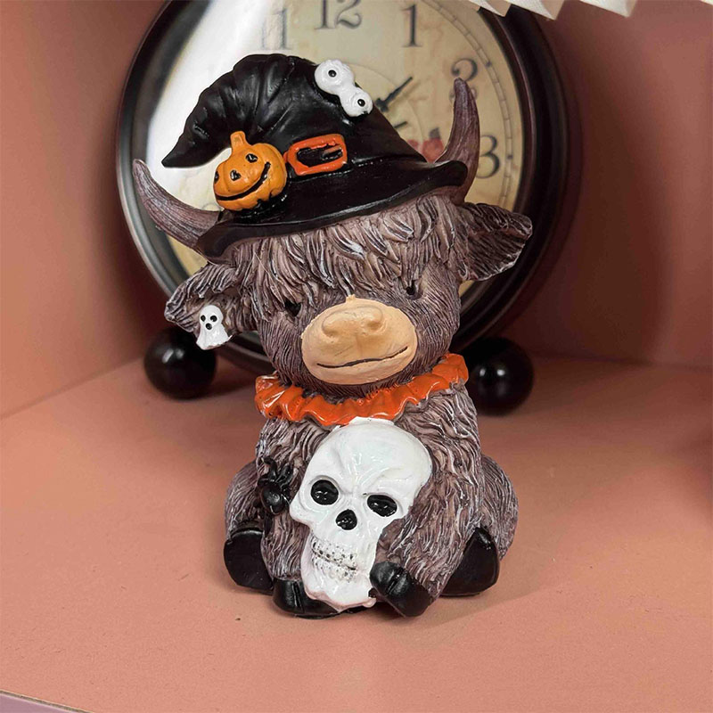 🎁Halloween Highland Cow Magic Ornament Decoration Gift