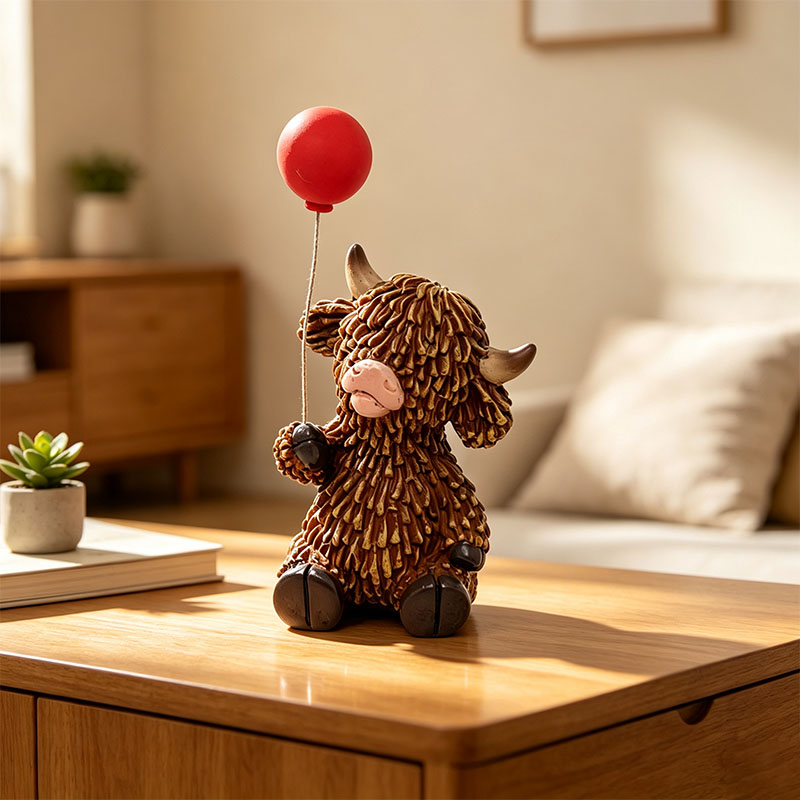 🐂🎁Cute Creative Highland Cow Figurines