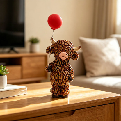 🐂🎁Cute Creative Highland Cow Figurines