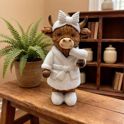 🐂🎁Cute Creative Highland Cow Figurines