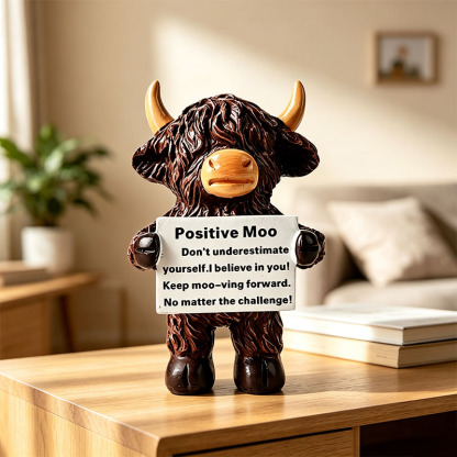 🐂🎁Cute Creative Highland Cow Figurines