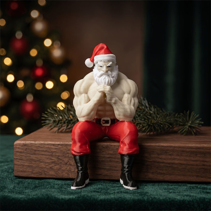 🎁Limited Edition💪Fun Creative Muscular Santa Claus Figurines