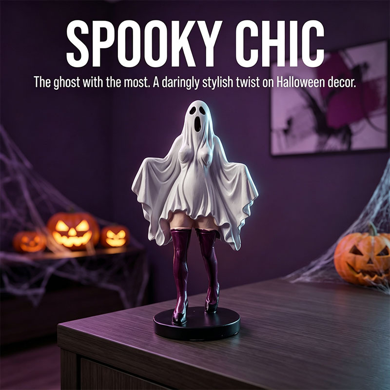 👠👻Funny High-heeled Ghost Figurine Ornament