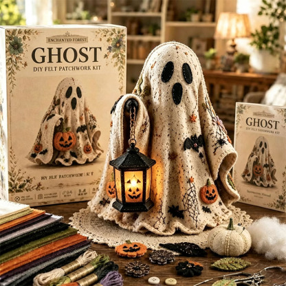 🎁👻Halloween Spooky Ghost DIY Patchwork