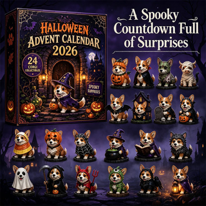 🐶24 Days of Spooky Castle Corgi Advent Calendar 2026