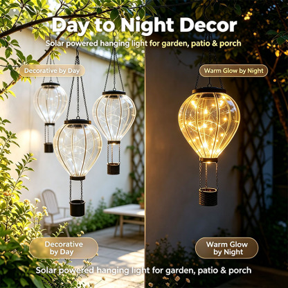 🎈Solar Hot Air Balloon Garden Lantern