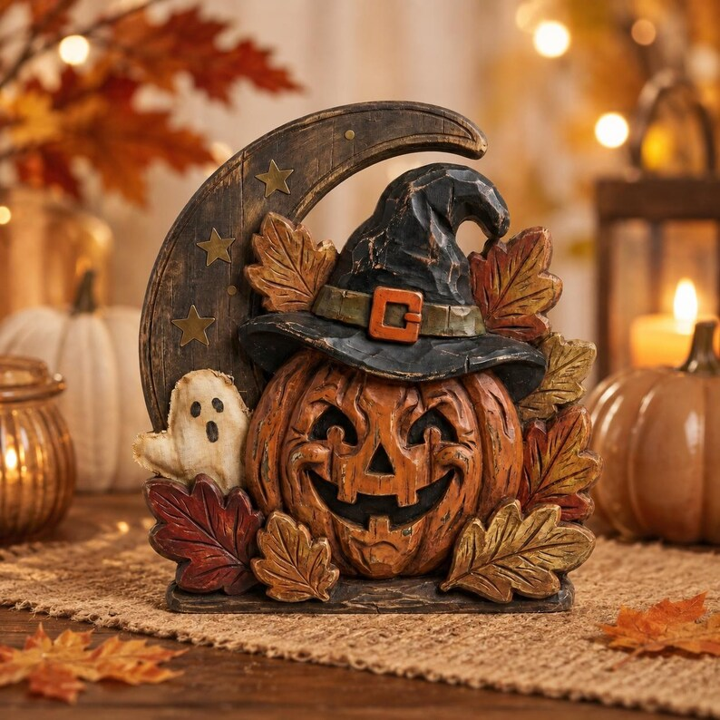 🎁Halloween Gift Wood Shelf Sitter