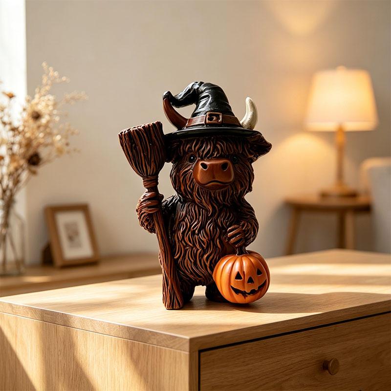 Halloween Highland Cow Magic Ornament Decoration Gift